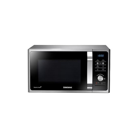 BAZAR - Samsung mikrovlnná trouba, Klasická, s funkcí zdravého vaření, 23 l, stříbrně titan - Poškozený obal (Komplet)
