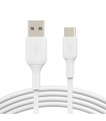 BELKIN kabel USB-C - USB-A, 1m, bílý
