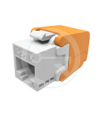 Samořezný keystone Solarix CAT6 UTP SXKJ-6-UTP-WH-SA Component Level a 4PPoE certifikace