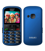 EVOLVEO EasyPhone XS, mobilní telefon pro seniory, modrý