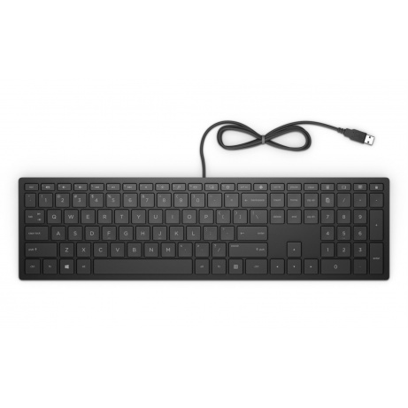 HP Pavilion Keyboard 300/Drátová USB/DE-Layout/Černá