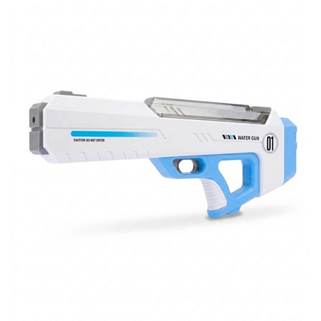 Elektrická vodní pistole WATER GUN 01 s automatickým nasáváním - modrá