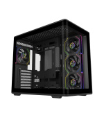 BAZAR - Cooler Master case Elite 600, ATX, Průhledná bočnice, 4x 120mm Fan, Černá - Poškozený obal (Komplet)