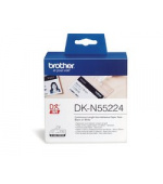 BROTHER DK-N55224 bílá papírová role nelepící s vyšší gramáží (54mm)