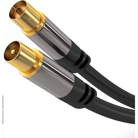 PREMIUMCORD propojovací kabel, anténní, M/F 75Ohm (135dB) 4x stíněný 1,5m