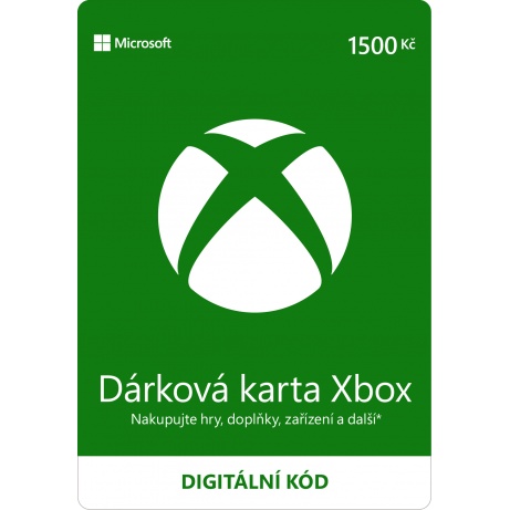 ESD XBOX - Dárková karta Xbox 1500 Kč