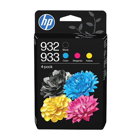 HP 932 Black / 933 CMY Original Ink Cartridge 4-Pack (400 / 330 / 330 / 330 pages)