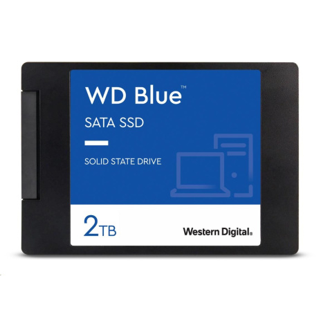 WD BLUE SSD 3D NAND WDS200T3B0A 2TB SATA/600, (R:560, W:530MB/s), 2.5"