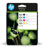 HP 924 CMYK Original Ink Cartridge 4-Pack