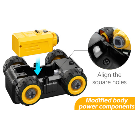 Stavebnice Hasičské auto 1/26 na dálkové ovládání