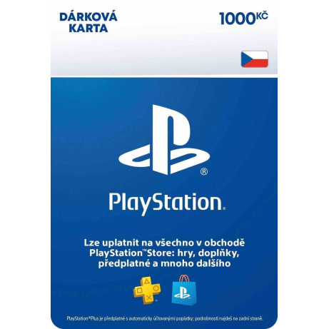 SONY Playstation Live Card Dual CZK1000/CZ