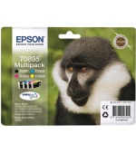 EPSON ink čer+bar Stylus "Opice" S20/SX100/SX200/SX400 (T0895) multipack