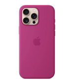 APPLE iPhone 16 Pro Max Silicone Case with MagSafe - Fuchsia