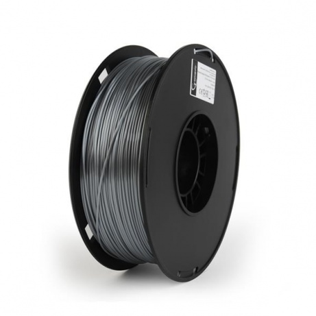 GEMBIRD Tisková struna (filament) PLA PLUS, 1,75mm, 1kg, stříbrná