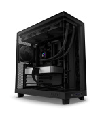 NZXT skříň H6 Flow dvoukomorová / MidT / 3x120mm fan / 2xUSB 3.2 / USB-C / prosklená bočnice i čelo / černá
