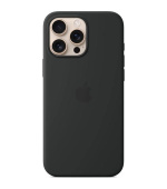 APPLE iPhone 16 Pro Max Silicone Case with MagSafe - Black