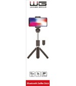 WG - Teleskopická tyč tripod pro selfie foto s bluetooth tlačítkem / WG 6 / black