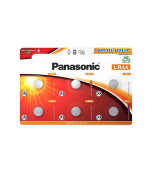 Panasonic knoflíková baterie LR44EL/6BP (Blistr 6 ks)