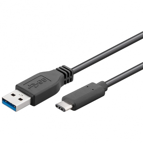 PremiumCord USB-C/male - USB 3.0 A/Male, černý, 2m