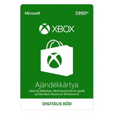 ESD XBOX - Dárková karta Xbox 5990 HUF