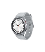 BAZAR - Samsung Galaxy Watch 6 Classic (47 mm), EU, stříbrná - Po opravě (Komplet)