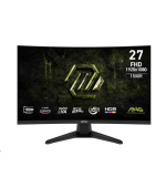 MSI LCD MAG 275CF X24, 27", 1920x1080, Rapid VA, 0,5 ms, VESA 100x100, Black