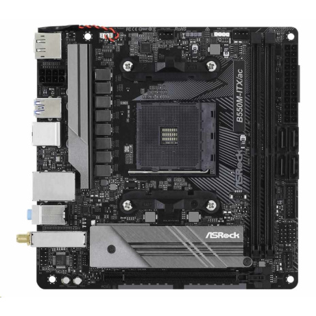 BAZAR - ASRock MB Sc AM4 B550M-ITX/AC, AMD B550M, 2xDDR4, HDMI, DP - Po opravě (Komplet)