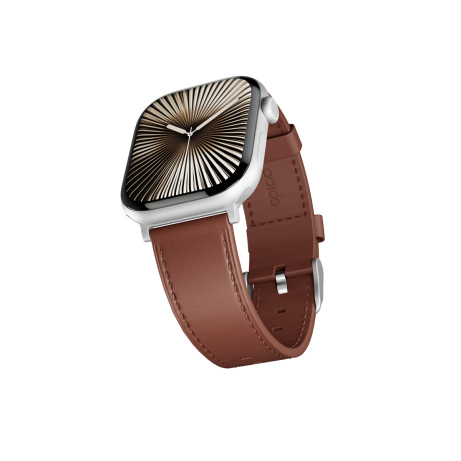 Epico Watch Strap Leather 42/44/45/49 - hnědá