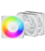 ARCTIC P12 Pro A-RGB (bílá) 3-Pack - 120mm A-RGB PWM ventilátor s rozdělovačem kabelů