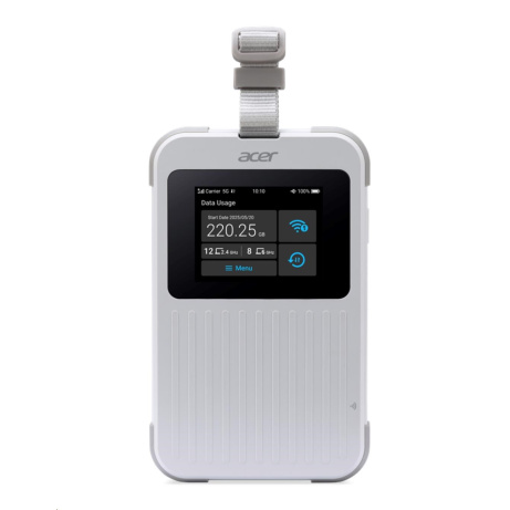ACER Router Connect Enduro M6E,5G,LTE,2.4" touch display,Wifi,NFC,USB-C,2.4GHz,8000mAh,White