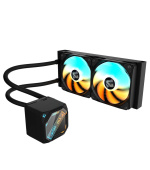 GIGABYTE Vodní chladič GAMING 240, 2x120mm, ARGB, LGA1851, AM5, černá