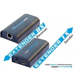 PREMIUMCORD HDMI extender na 120m přes LAN, over IP