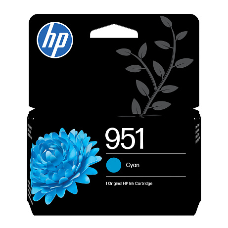 HP 951 Cyan Original Ink Cart, CN050AE (700 pages)