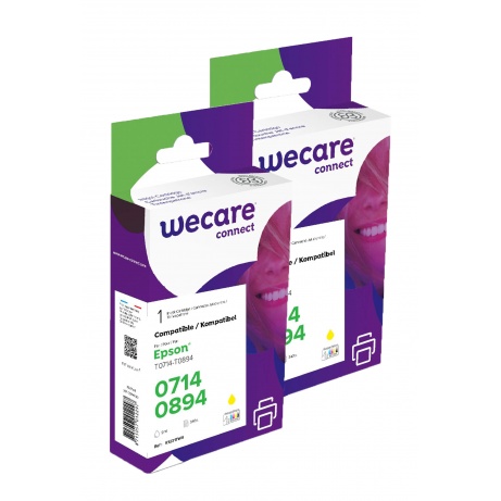 WECARE ARMOR sada ink kompatibilní s EPSON T071440 2x9ml,žlutá,T071440