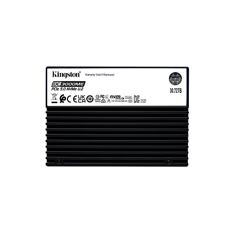 QNAP - Kingston, SSD, DC3000ME, NVMe, 30,72TB