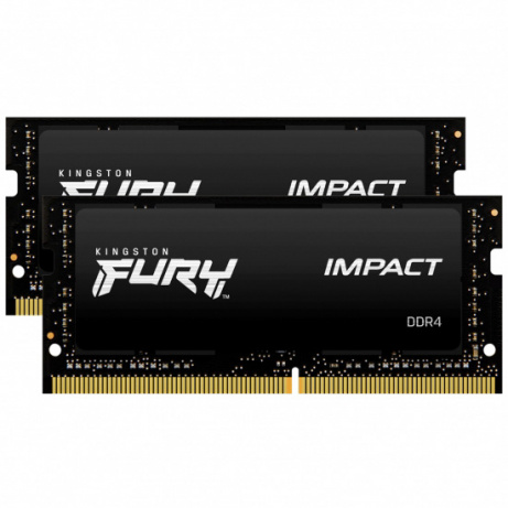 Kingston FURY Impact/SO-DIMM DDR4/64GB/2666MHz/CL16/2x32GB/Black