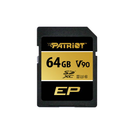 Patriot V90/SDXC/64GB/300MBps/UHS-II U3 / Class 10/+ Adaptér