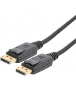 PremiumCord DisplayPort 2.0 přípojný kabel M/M, zlacené konektory, 2