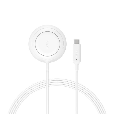 BELKIN ULTRACHARGE Qi2 25W podložka se stojanem bez adaptéru bílá