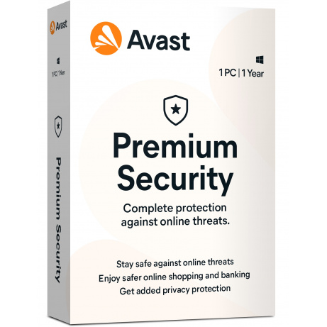 Renew AVAST Premium Security for Windows 1 PC 3 Y