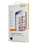 ALIGATOR Ochranné tvrzené sklo PRINT černá, Huawei Y6 2019/Huawei Y6s/Honor 8A, celoplošné lepení