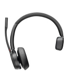 Poly Voyager 4310 bezdrátová náhlavní souprava, BT700 USB-A adaptér, mono, nabíjecí stojánek