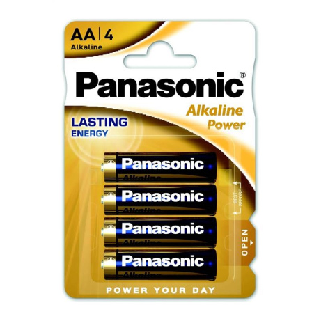 PANASONIC Alkalické baterie Alkaline Power LR6APB/4BP AA 1,5V (Blistr 4ks)