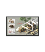 LG Signage IPS LCD LED 86" 86TR3DQ-B – UHD 3840×2160, 400 cd/m2, 50-bodový dotyk, 24/7, Android, HDMI, DP, USB-C, LAN, R