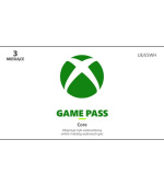 Xbox Game Pass Core – 3 - měsíční členství