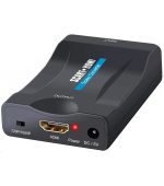 BAZAR - WG - Audio video konvertor SCART na HDMI, černá - Poškozený obal (Komplet)