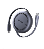 UGREEN navíjecí kabel USB-C, 1m, stříbrná