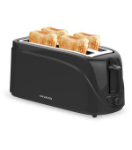ORAVA HR-108 B topinkovač, 1200 W, 4 topinky, rozmrazování, automatické vypnutí, světelná signalizace