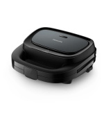 Philips HD2330/90 toustovač, 750 W, kontrolka, přepínač, snadné čištění, černá