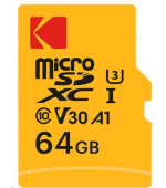Kodak paměťová micro SD karta 64GB UHS-I U3 V30 Ultra + adaptér